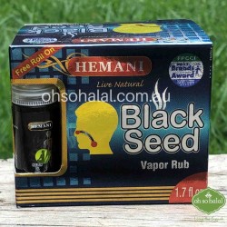 Black Seed Vapor Rub with Free Black Seed Massage Oil Roll On 