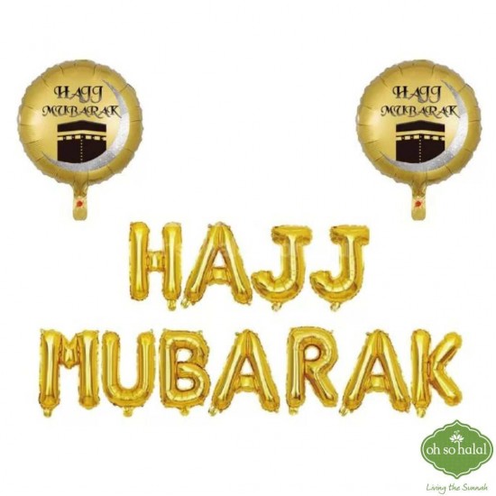 Hajj Mubarak Balloon Set