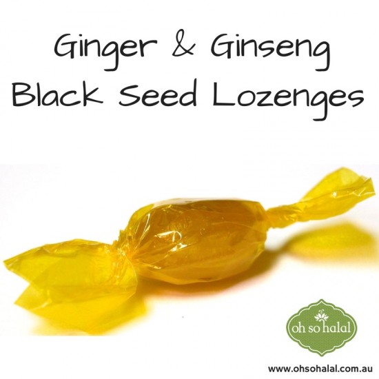 Black Seed Lozenges - Honey, Ginger and Ginseng