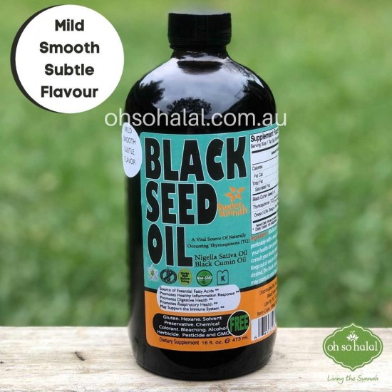 Sweet Sunnah Black Seed Oil - Mild Taste 473ml