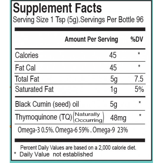 Black Seed Oil - Organic 473ml